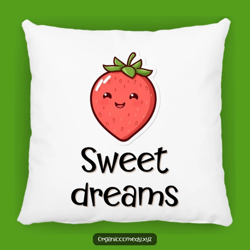 Funny Bouncing Strawberry Pillow - Comfy Accent for a Cheerful Home