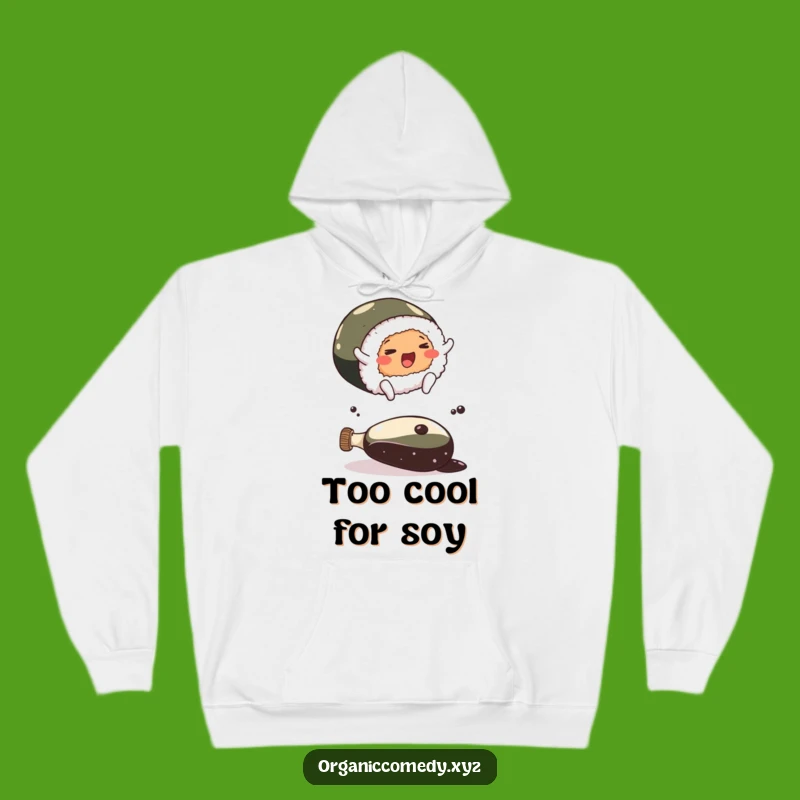 Funny Sushi Leap Hoodie: Cozy Up with Japanese Charm and Playful Fun!