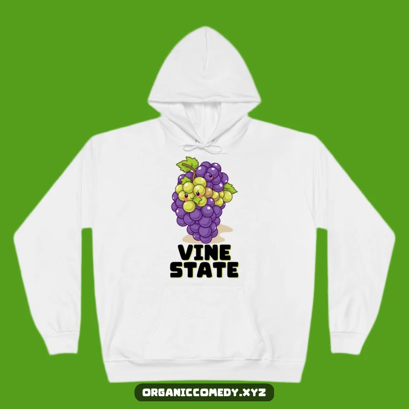 Funny Grapes Tumbling Hoodie - Cozy & Playful Winter Wear