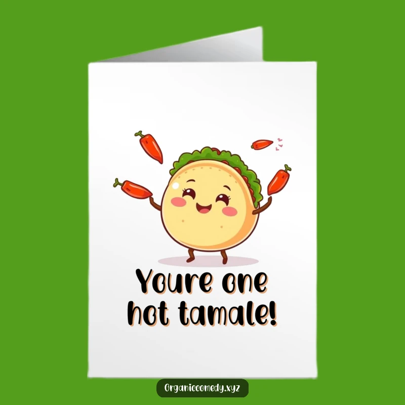 Free Printable Congrats Card: Taco Juggler - Celebrate with Flavor!