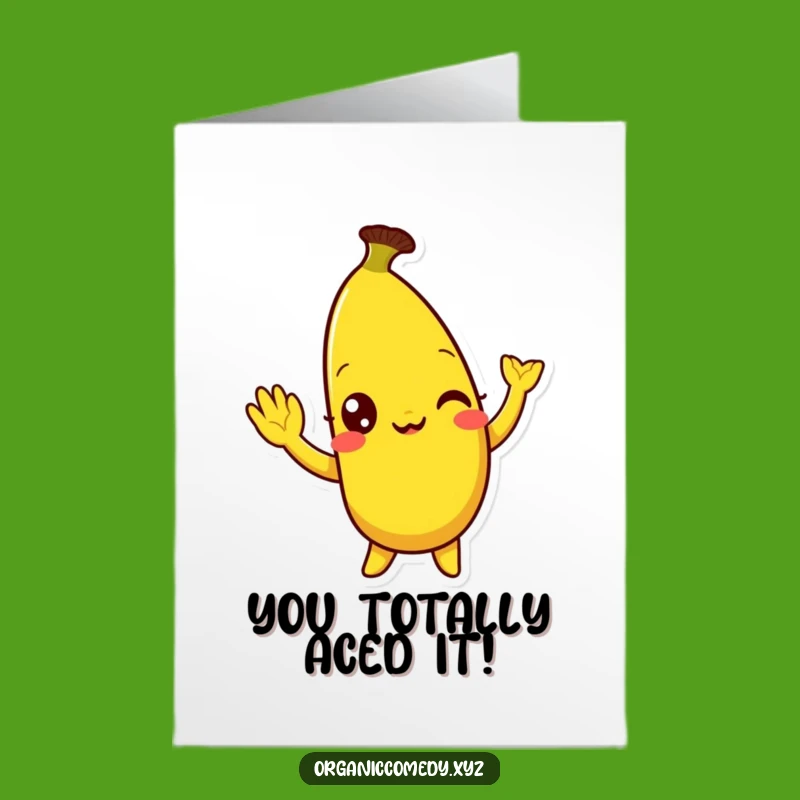 Free Printable Congratulations Card: Funny Banana Wave Downloadable Gift