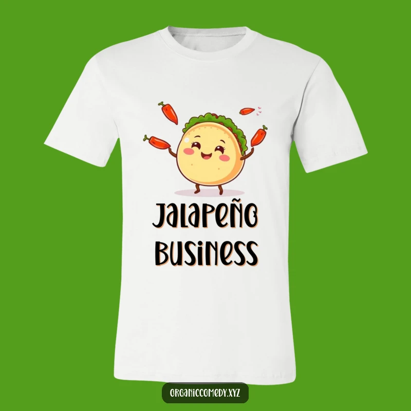 Funny Taco Juggling T-Shirt: Wear Your Fiesta with this Hilarious Foodie Tee!