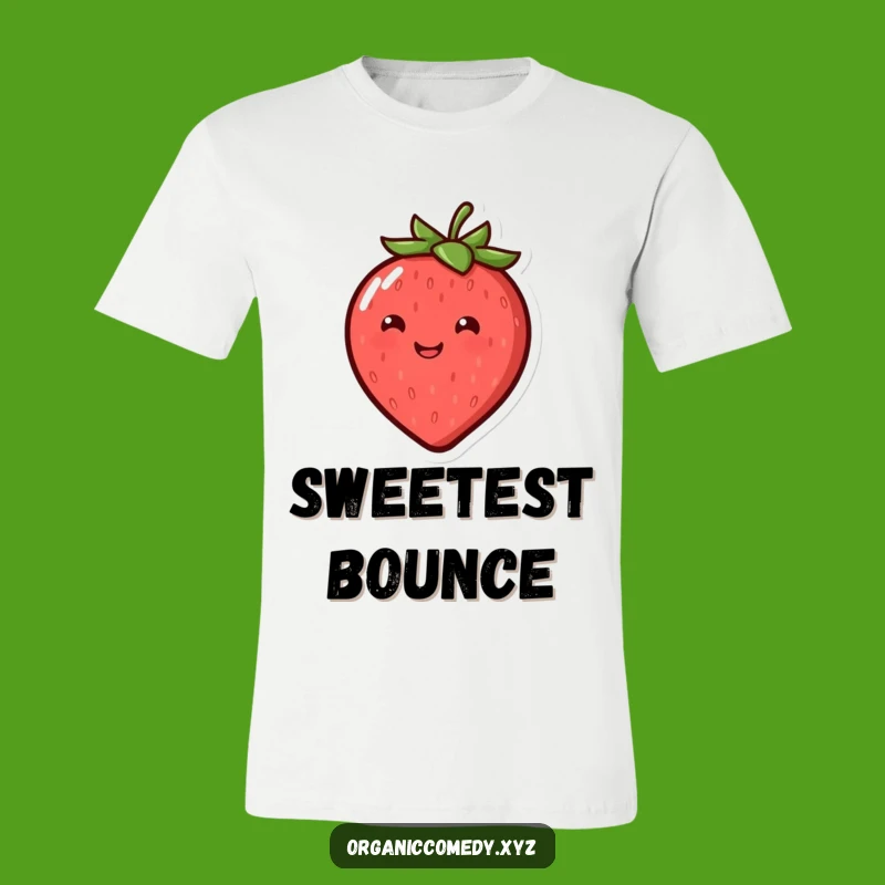 Funny Bouncing Strawberry T-Shirt - Wear Your Joy Graphic Tee